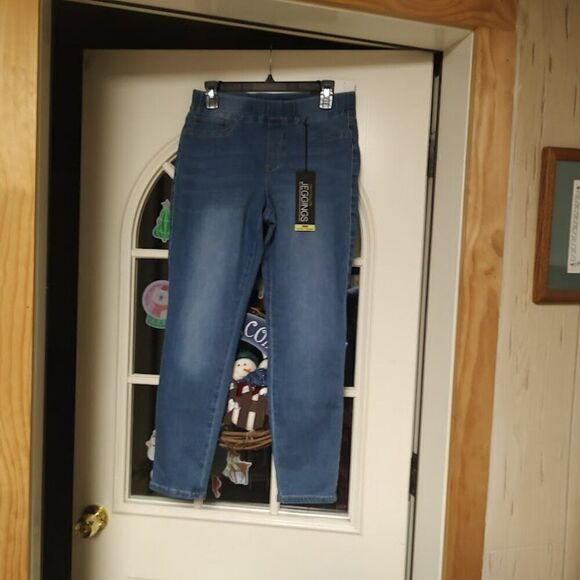 New Royalty For Me Easy Pull On Jeggings High Rise Skinny Size Women's Petite M - Picture 1 of 3